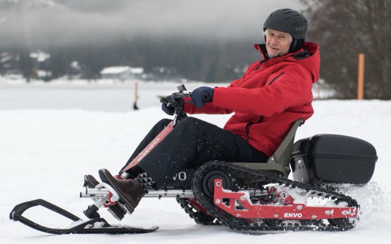 Зимой электросанки приходят на смену электросамокатам 