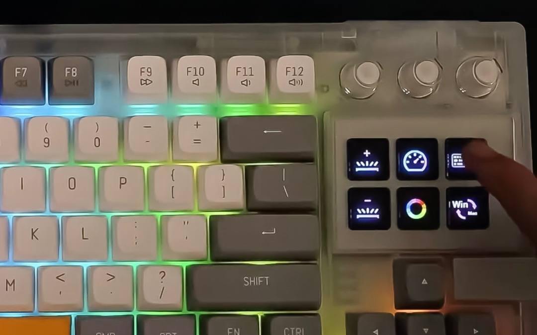 Клавиатура с дисплеями вместо клавиш: представлена MiraBox K1W